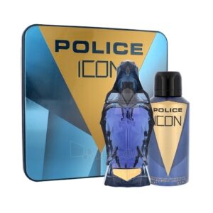 POLICE ICON FOR MEN 125EDP+150 DEZODORANS METAL BOX NEW / 125ml / Muški
